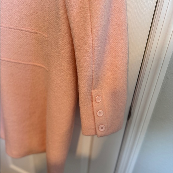 Vintage IMAN Pink Teddy Jacket with Removable Faux Fur Collar - Picture 4 of 7